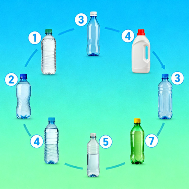 常用塑料瓶知識大匯總：看懂材質、用對方法、做好回收